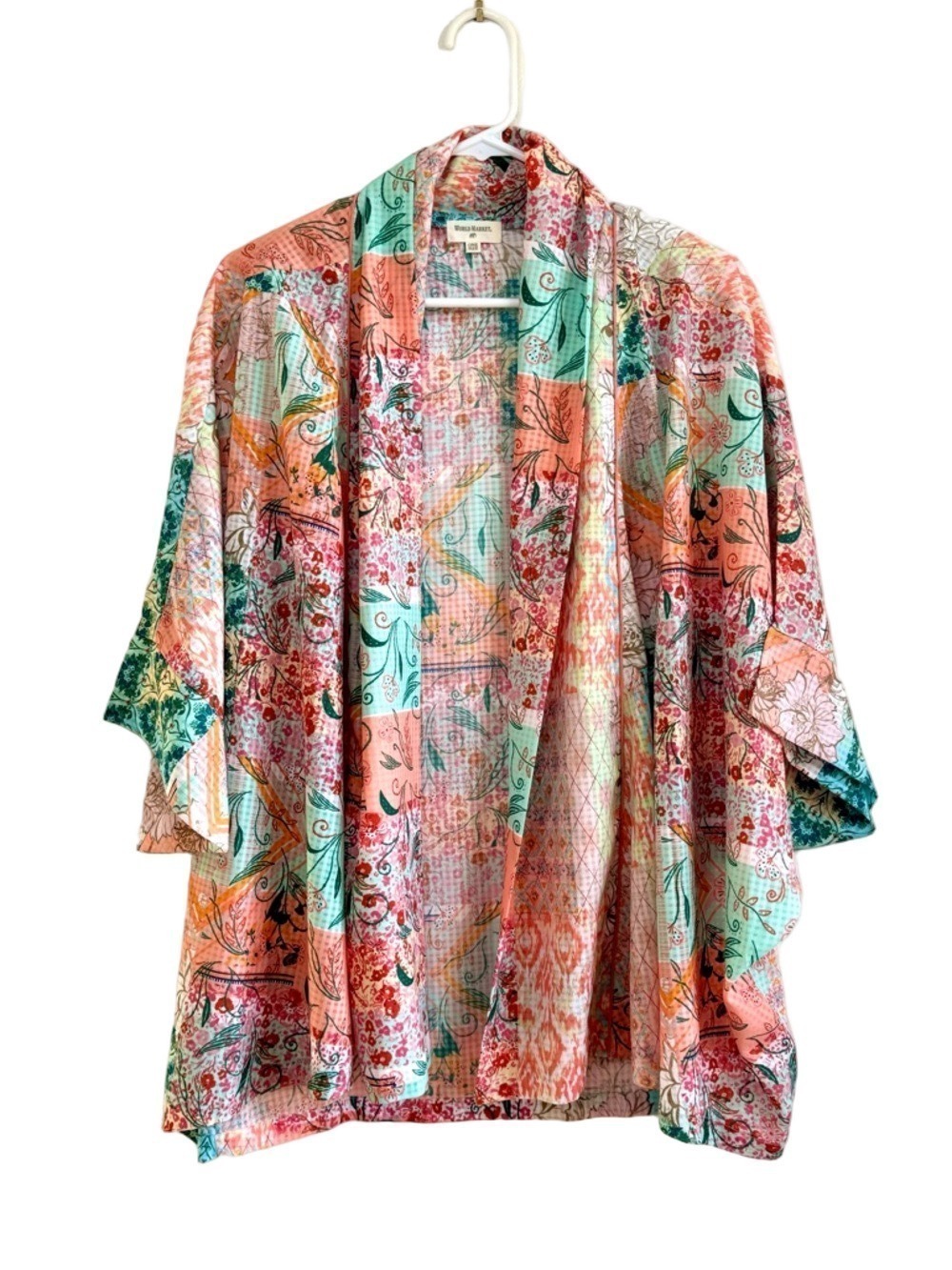 ☀️ WORLD MARKET Patchwork Kimono